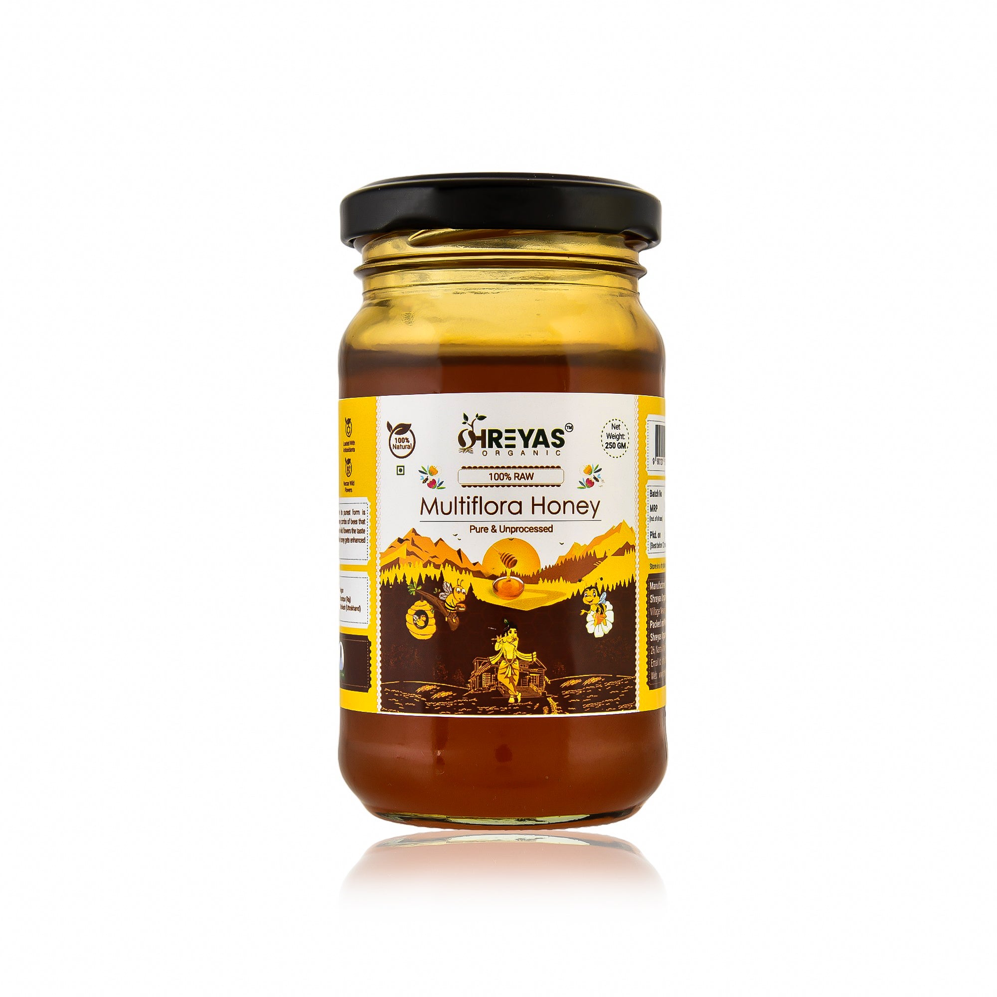 Multi Floral Forest Honey | 250 GM Glass Jar