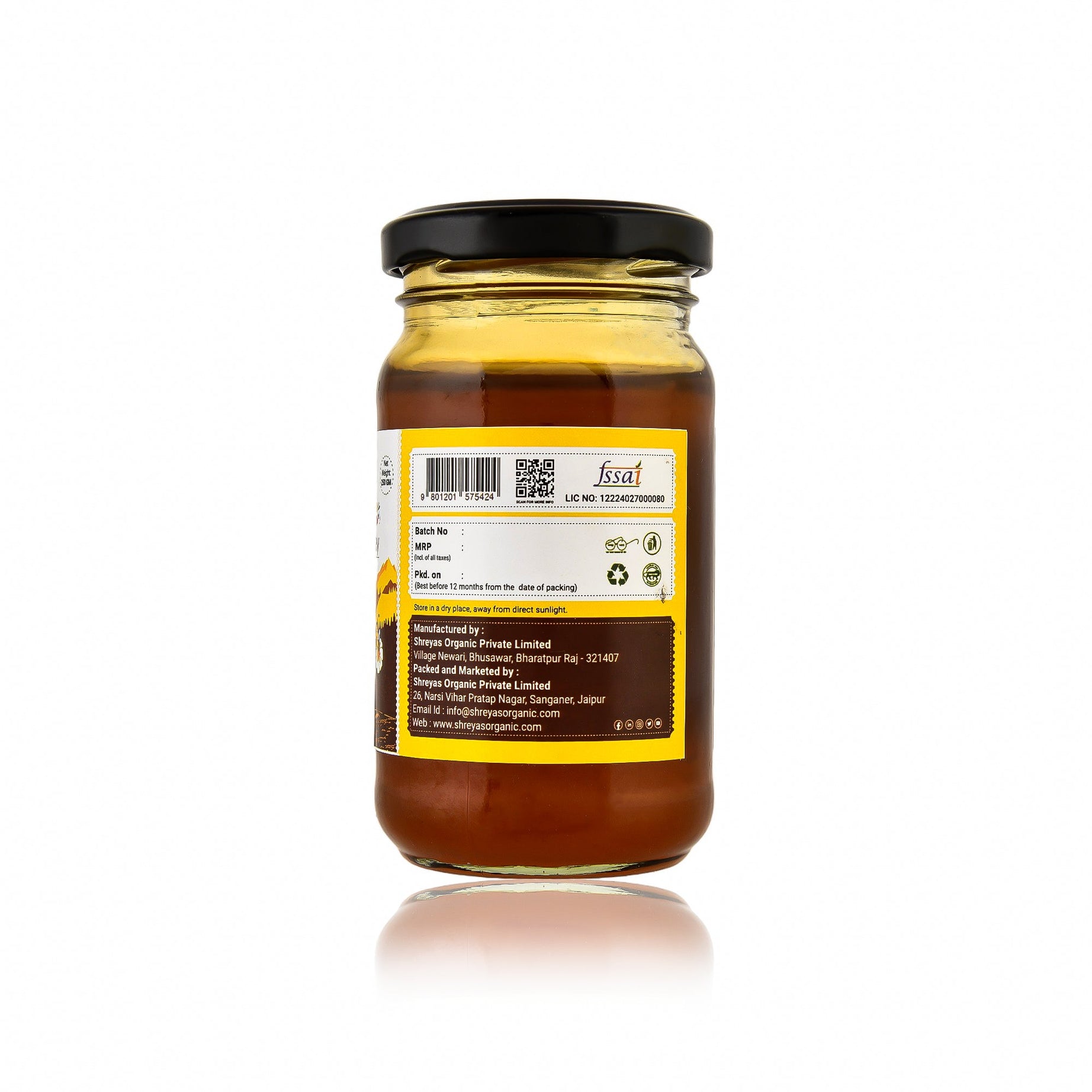Multi Floral Forest Honey | 250 GM Glass Jar Shreyas Organic