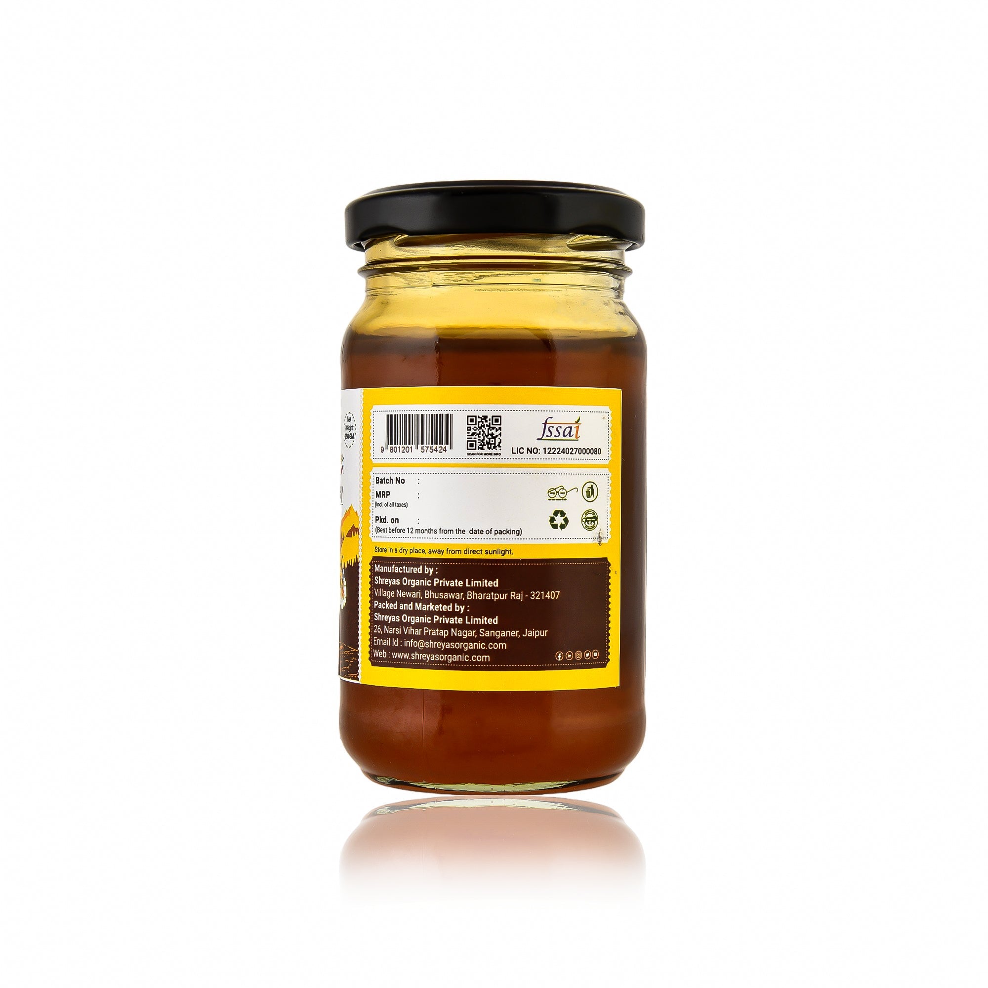 Multi Floral Forest Honey | 250 GM Glass Jar Shreyas Organic