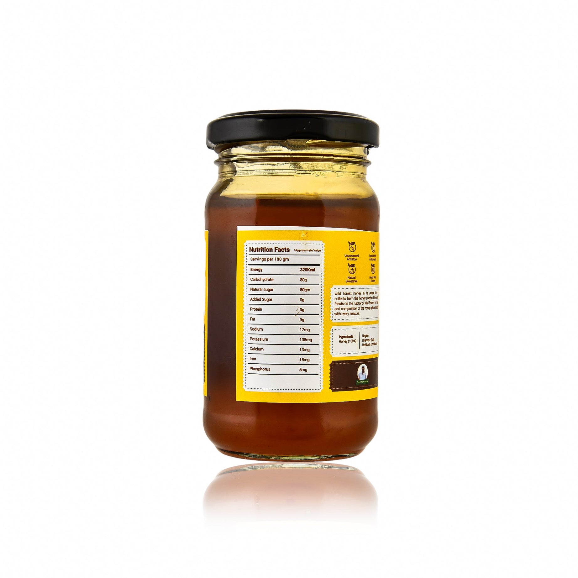 Multi Floral Forest Honey | 250 GM Glass Jar Shreyas Organic