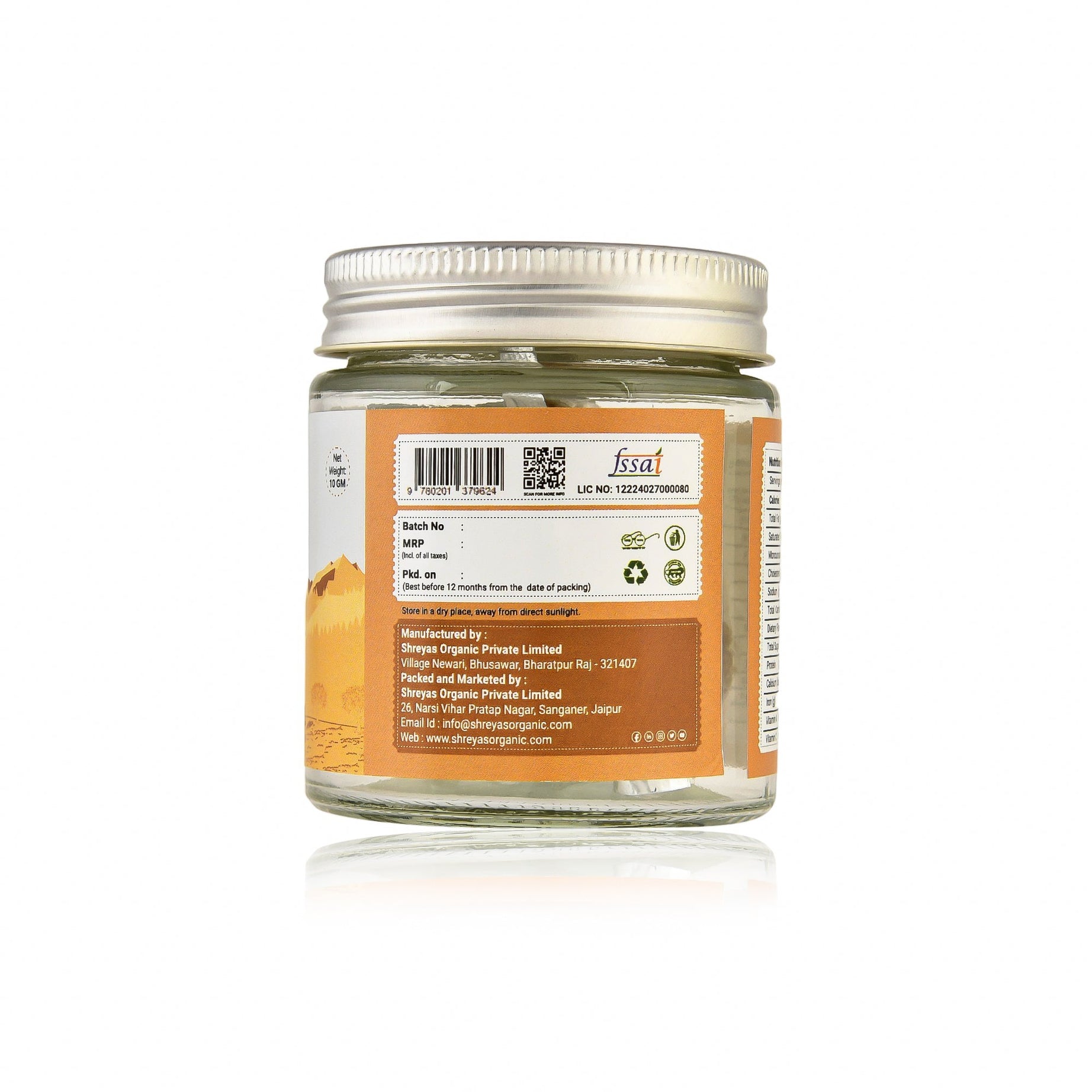 Strong Aromatic Asafoetida (Crystals Pure Hing) | Glass Jar Shreyas Organic